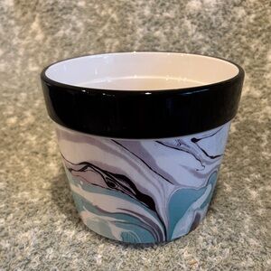 Marble Swirl Ceramic Garden Pot Planter NWT Hazel & Co 5” x 4”